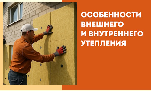 Какие особенности внешнего и внутреннего утепления в юбилейном
