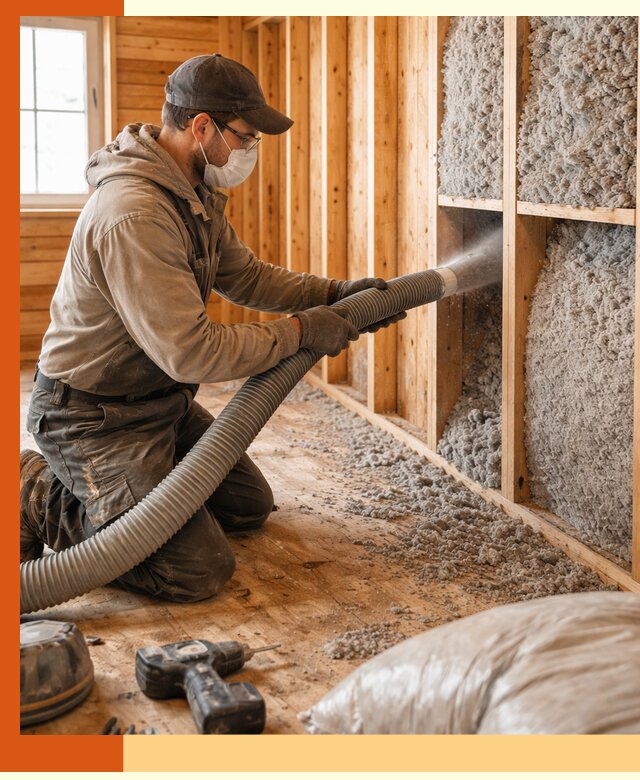 Утепление дачного дома эковатой в юбилейном — быстро и надёжно