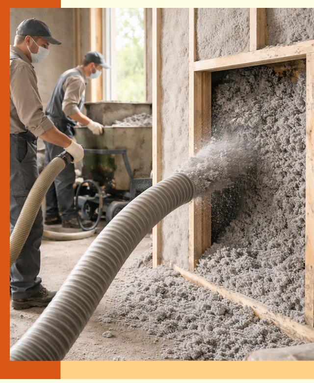 Утепление коттеджа эковатой в юбилейном с гарантией качества