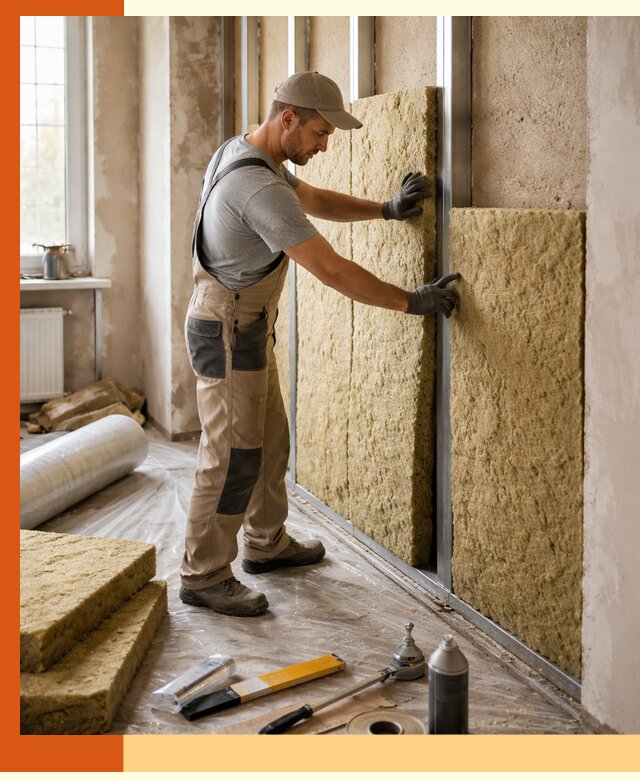 Утепление квартиры в юбилейном — комплексная теплоизоляция стен и полов