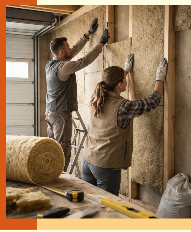 Утепление гаража изнутри в юбилейном: быстро и надежно