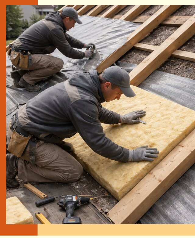 Профессиональное утепление крыши в юбилейном качественно и надежно