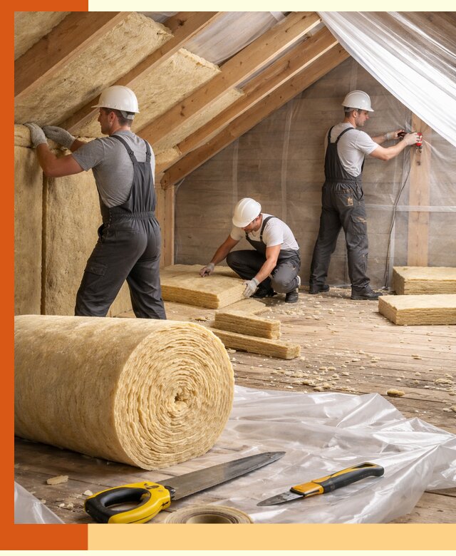 Профессиональное утепление мансарды в юбилейном качественно и надежно