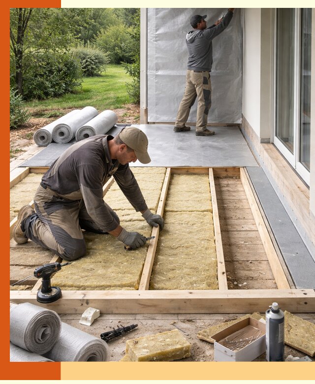 Утепление террасы в юбилейном — тепло и защита круглогодично