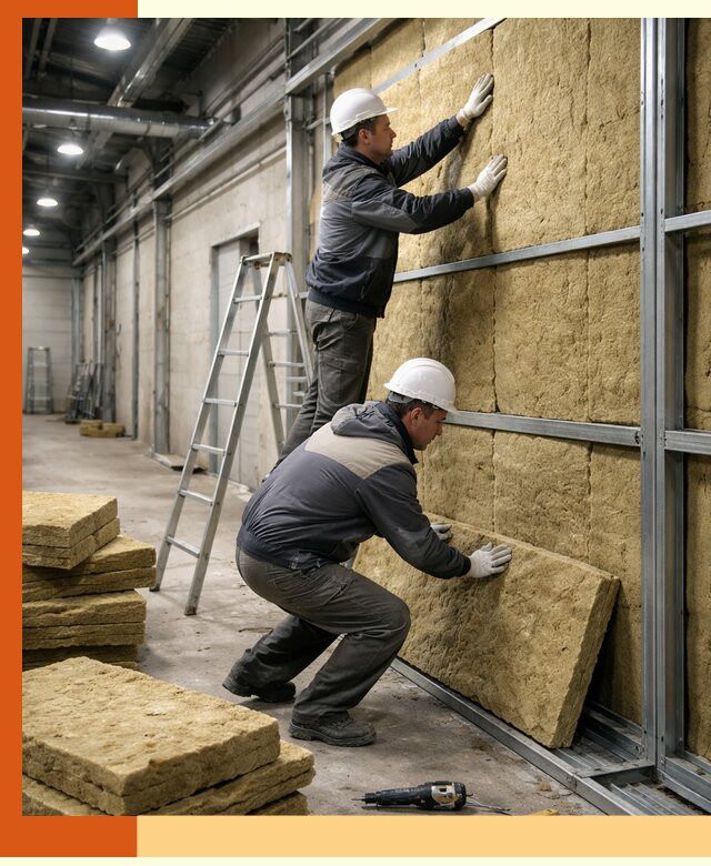 Утепление цеха под ключ в юбилейном с гарантией качества