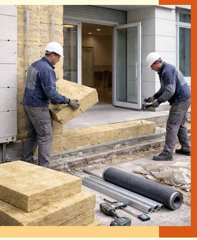 Утепление медицинского центра в юбилейном под ключ от 12879 руб./м² | ТепломастерЮбл