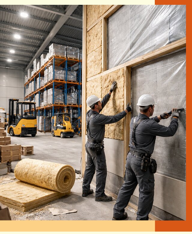 Утепление склада с техникой в юбилейном от 4327 руб./м2 — комплексно под ключ | ТепломастерЮбл