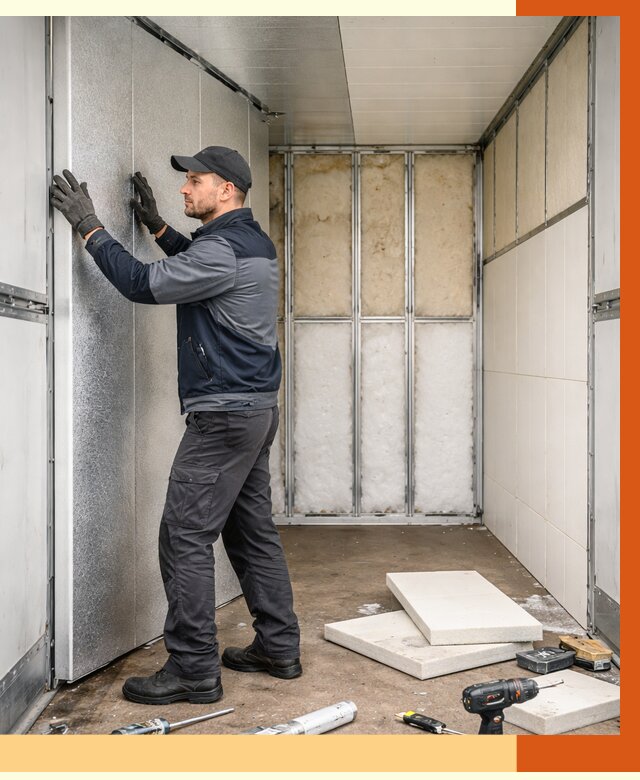 Утепление холодильного кузова в юбилейном от 13909 руб. под ключ | ТепломастерЮбл