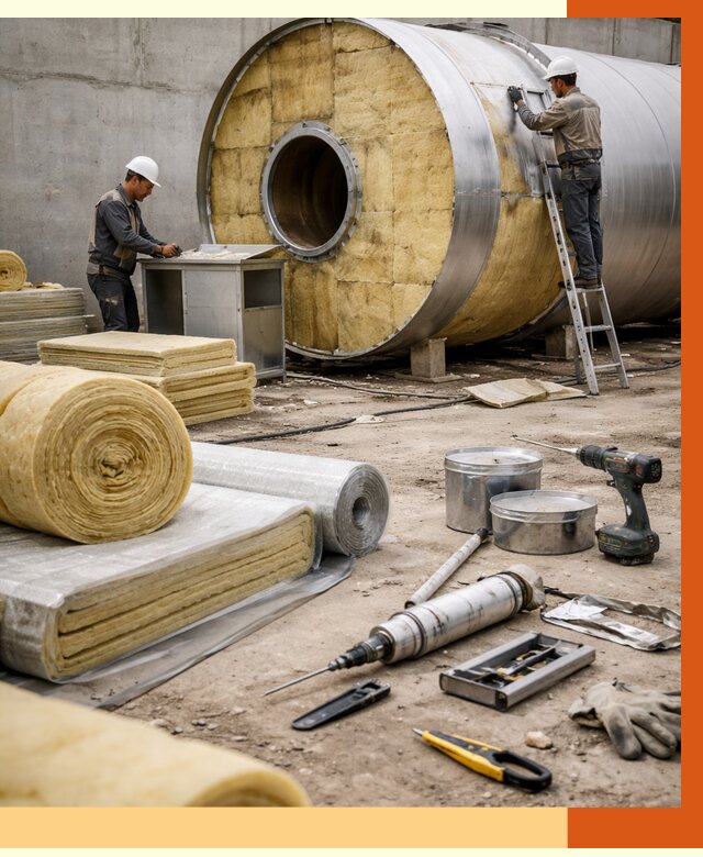 Утепление резервуара с топливом в юбилейном от 28333 руб. под ключ | ТепломастерЮбл