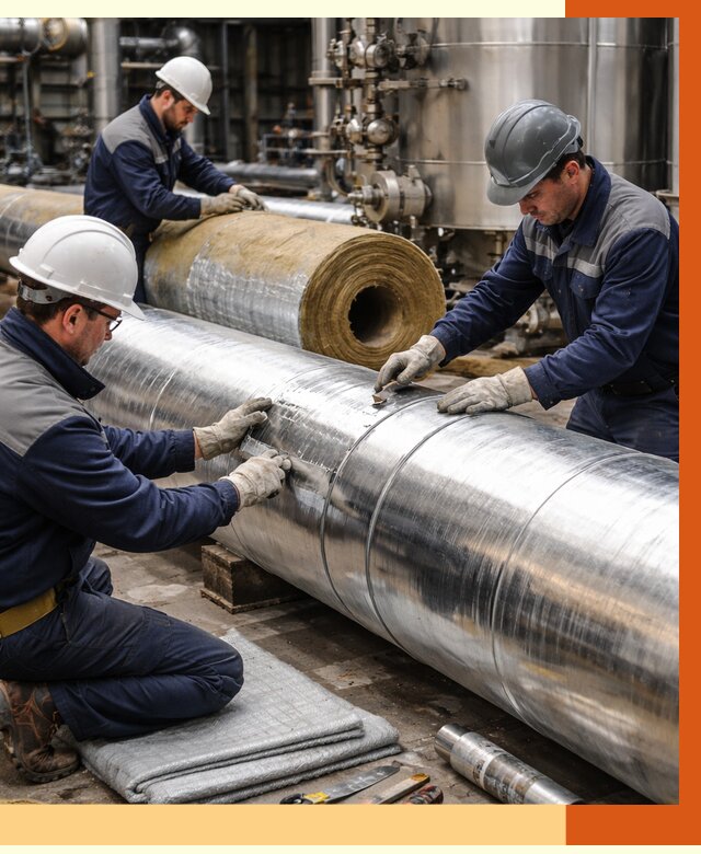 Утепление технологического оборудования в юбилейном от 4327 руб. за м2 | ТепломастерЮбл