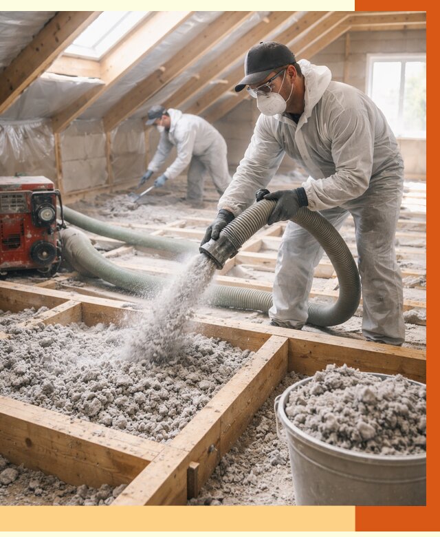 Утепление эковатой в юбилейном от 3039 руб./м2 — монтаж и задувка | ТепломастерЮбл