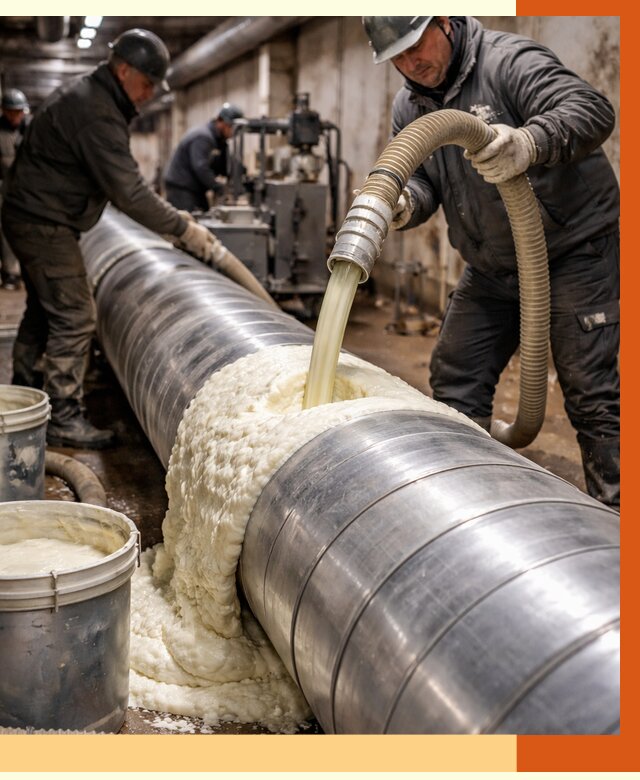 Утепление теплотрассы жидкой теплоизоляцией в юбилейном от 4327 руб. | ТепломастерЮбл