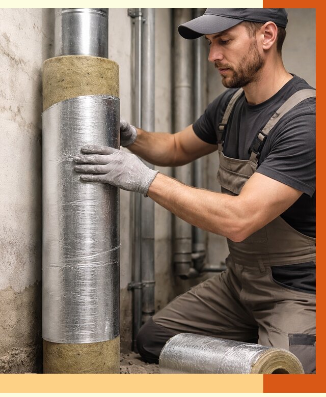 Шумоизоляция труб в юбилейном от 1236 руб. — шумоподавление и звукоизоляция труб | ТепломастерЮбл