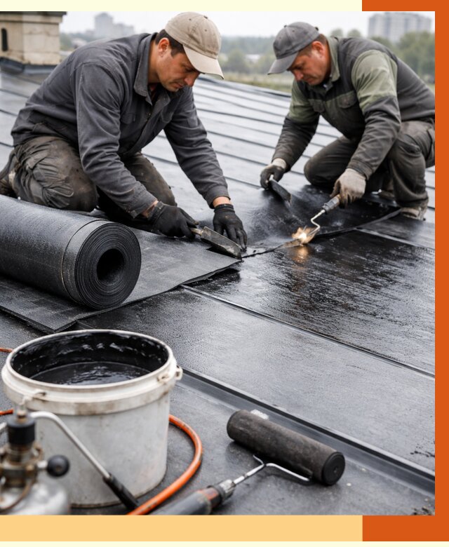 Гидроизоляция фальцевой кровли в юбилейном от 7727 руб. под ключ | ТепломастерЮбл
