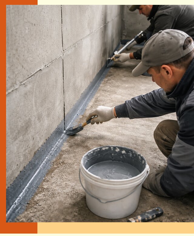 Гидроизоляция швов зданий и конструкций в юбилейном