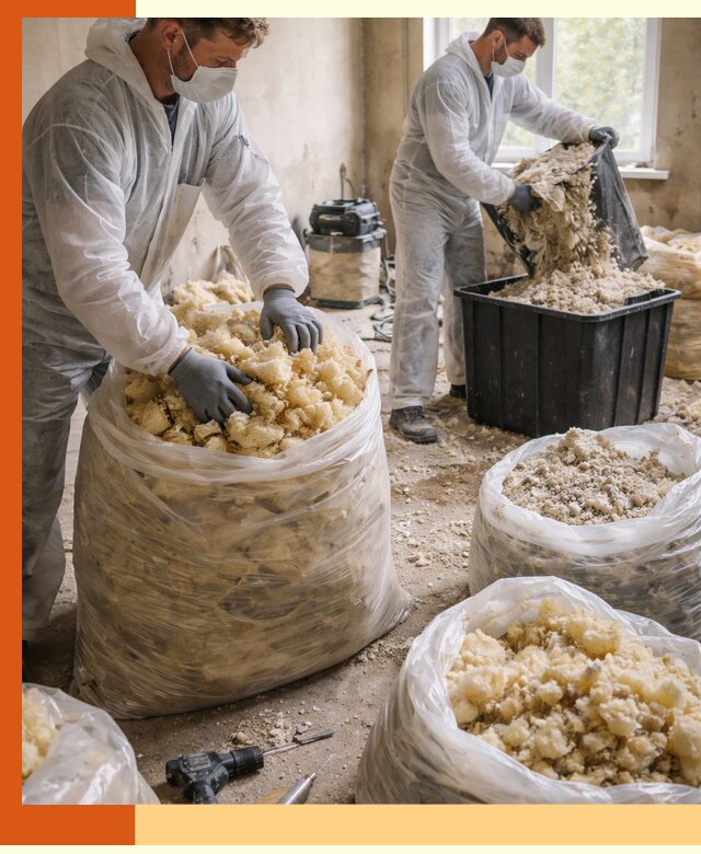 Утилизация старого утеплителя в юбилейном быстро и безопасно