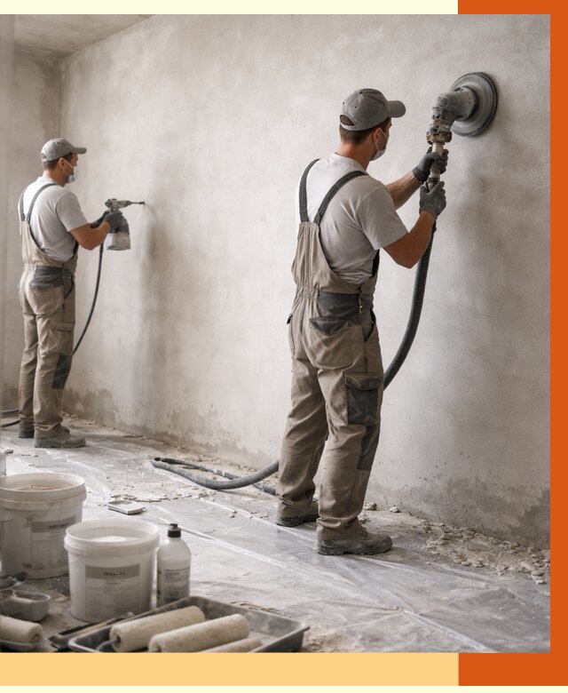 Подготовка поверхности под напыление в юбилейном от 1236 руб. — ТепломастерЮбл