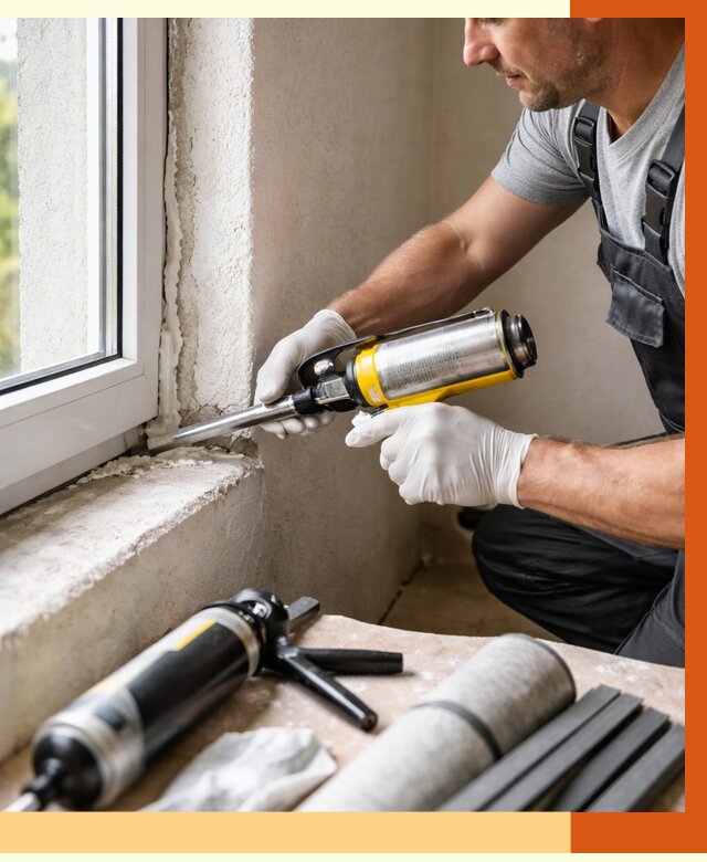 Герметизация стыков и примыканий в юбилейном от 1236 руб. под ключ | ТепломастерЮбл