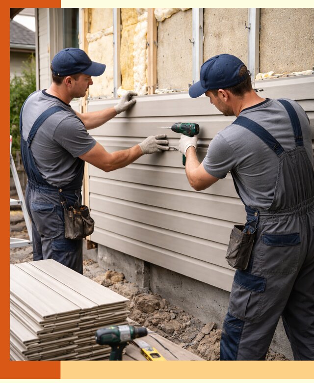 Монтаж сайдинга после утепления в юбилейном качественно и надежно